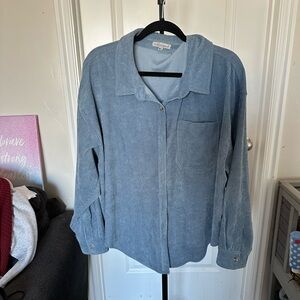 Corduroy Over Shirt Button Up